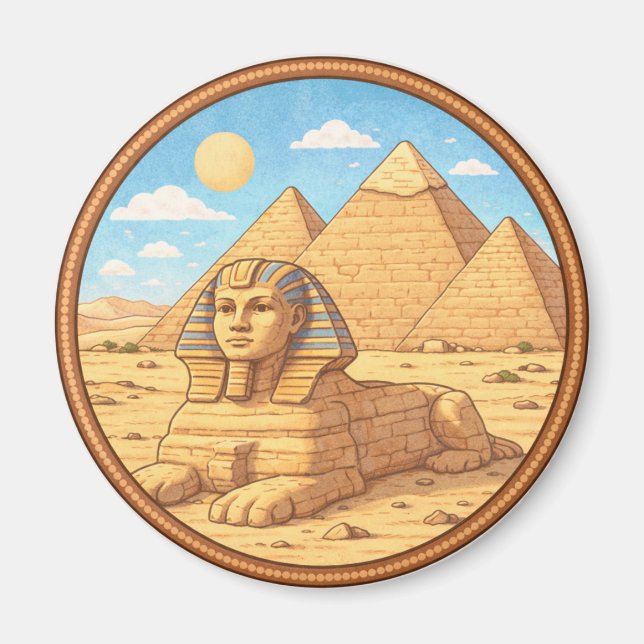 Egypt's Sphinx Magnet (Front)