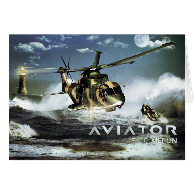 EH 101 MERLIN Helicopter (Front Horizontal)