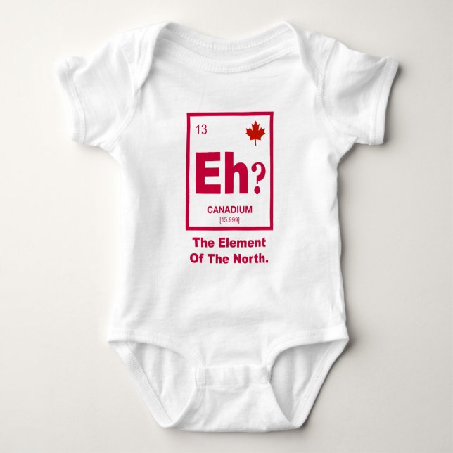 Eh? Canadian Element of Canada T-Shirt (Front)