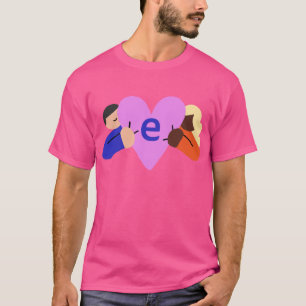 EH Compassion Logo T-shirt Pink