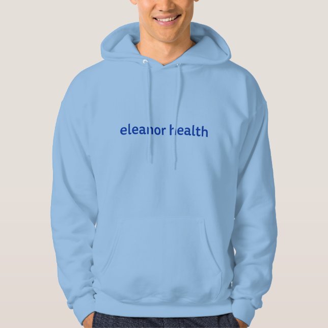 EH hoodie blue (Front)