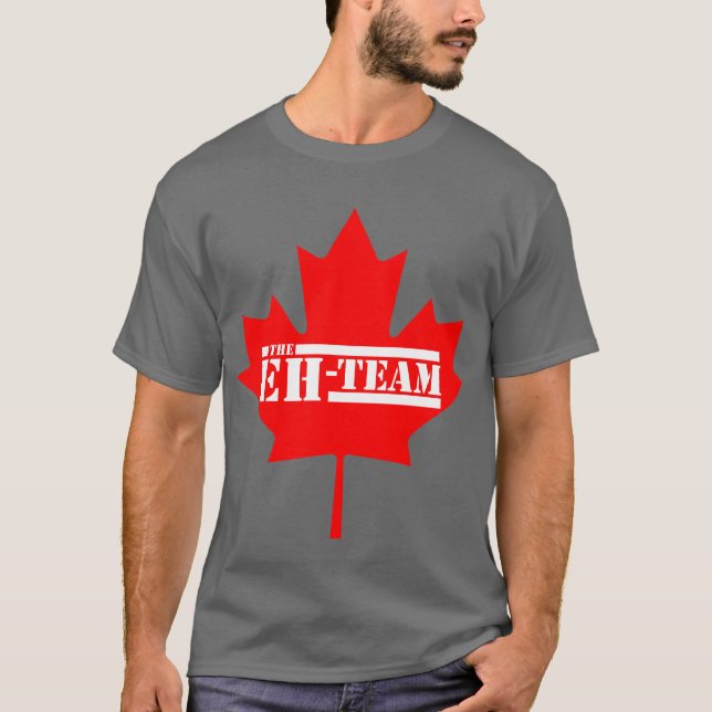 Eh Team Canada Maple Leaf T-Shirt (Front)
