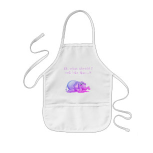 Eh, what should I cook like that...? Kids Apron
