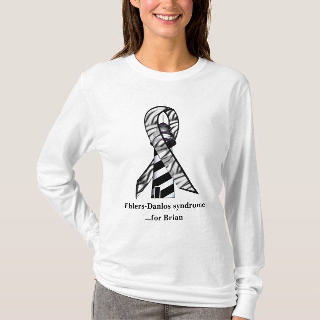 Ehlers-Danlos, EDS, Lighthouse Customisable T-Shirt (Front)