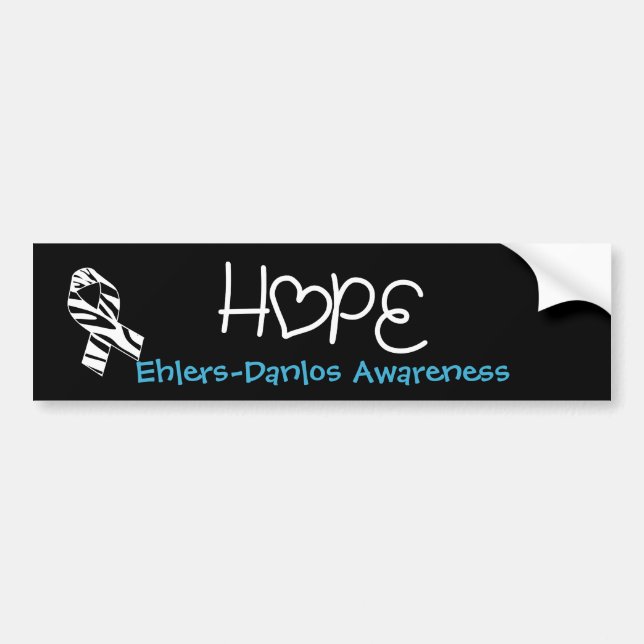Ehlers Danlos Hope Awareness Bumper Stickers (Front)