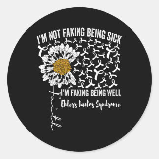 Ehlers Danlos Syndrome Awareness 1 Classic Round Sticker
