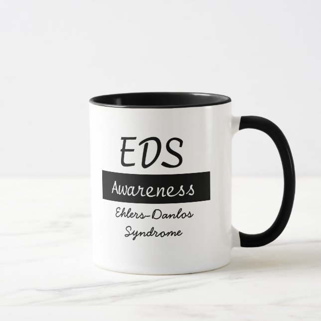 Ehlers-Danlos syndrome EDS awareness Coffee Mug (Right)