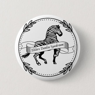 Ehlers Danlos Syndrome Warrior 6 Cm Round Badge