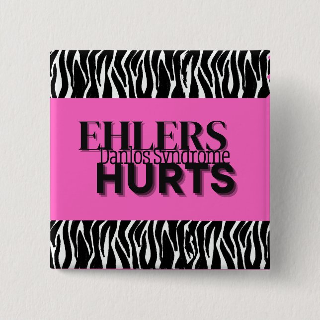 Ehlers Hurts  15 Cm Square Badge (Front)