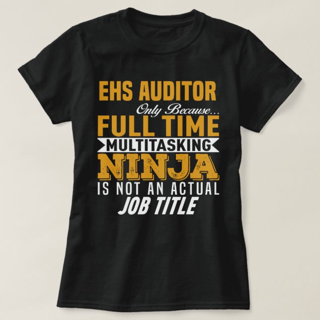 EHS Auditor T-Shirt (Design Front)