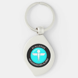EI-ALLERGIE Medical Alert Metal Keychain