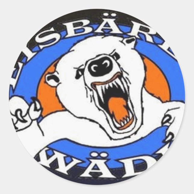 eibaeren waedi.gif classic round sticker (Front)