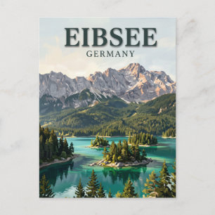 Eibsee Germany Postcard