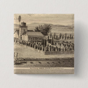 Eichler, Meyer residences 15 Cm Square Badge