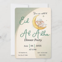 Eid  Al Adha Dusty Green Sheep Dinner Party