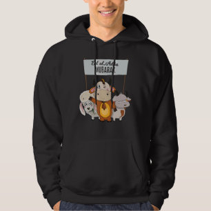 Eid Al Adha Eid Mubarak Happy Eid Day Muslim 7 Hoodie