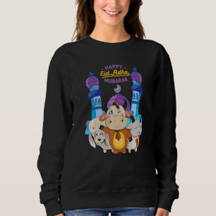 Eid Al Adha Eid Mubarak Happy Eid Day Muslim Sweatshirt