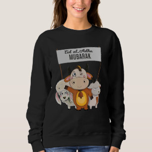 Eid Al Adha Eid Mubarak Happy Eid Day Muslim Sweatshirt
