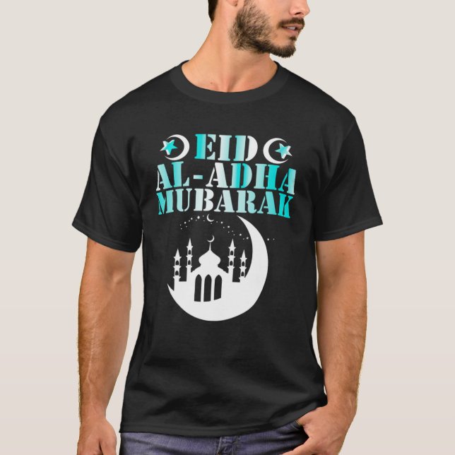 Eid Al Adha Mubarak 2023 Happy Eid For Muslim Eid  T-Shirt (Front)
