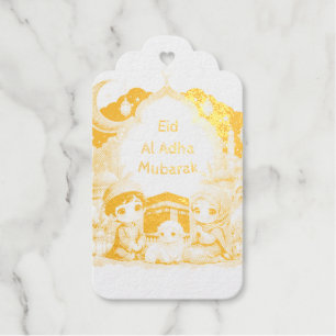 Eid Al Adha Mubarak Islamic Muslim Holiday Gift Tags