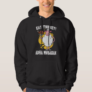 Eid Al-Adha Mubarak Sheep eat Turkey Muslim Eid Hoodie