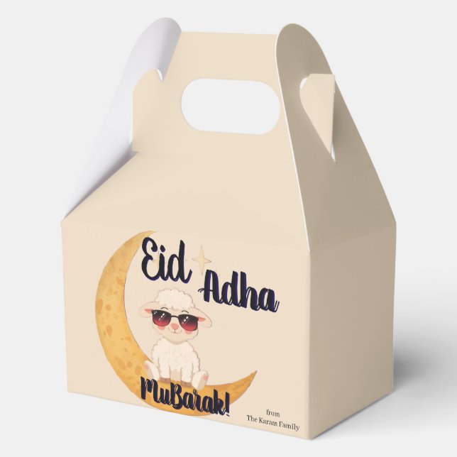 Eid Al Adha Party Treat   Favour Box (Back)