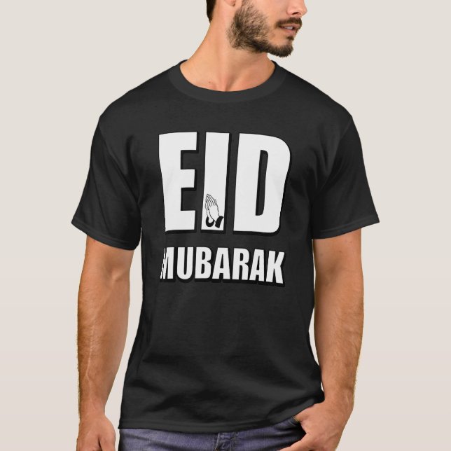 Eid Al Fitr Eid Al Adha Eid Mubarak T-Shirt (Front)