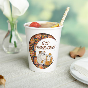 eid aladha mubarak 2023 paper cups