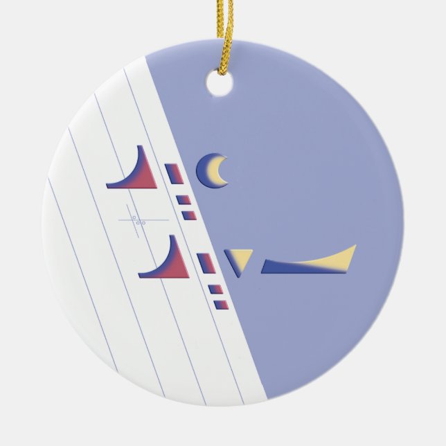 Eid Delight (Daylight) Ceramic Tree Decoration (Front)