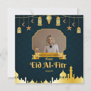 Eid El-fitr Card, Blessings with Our Eid Mubarak Holiday Card