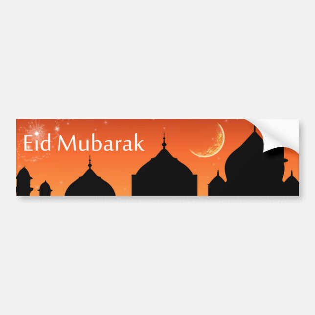 Eid Evening Sky - Bumper Sticker (Front)