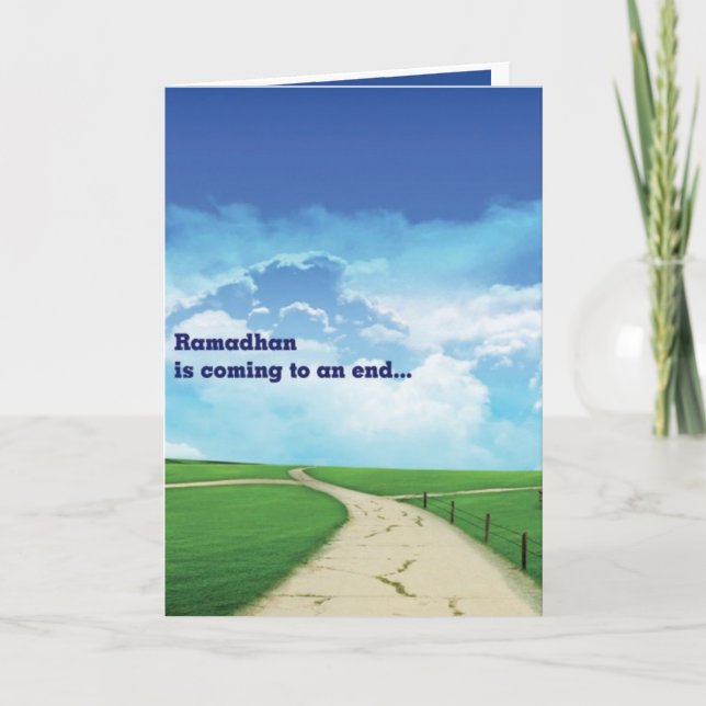 Eid Greeting Holiday Card (Front)