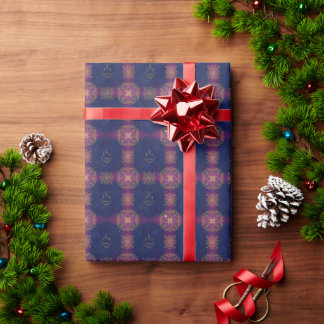 Eid Midnight blue/Magenta Wrapping Paper