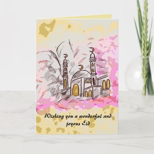 Eid Mubarak Card (Front)