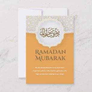 Eid Mubarak Card with Masjid