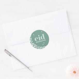 Eid Mubarak  Classic Round Sticker