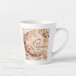 Eid Mubarak Coffee Mug Floral Islamic Gift Mug