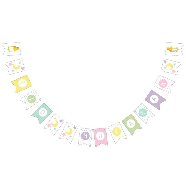 EID MUBARAK COLOURFUL BUNTING  (All)