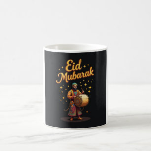 Eid Mubarak Drummer Celebration Art Coffee Mug