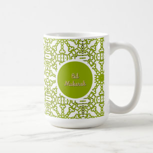 Eid Mubarak Eid Greeting Card Green Coffee Mug