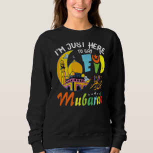 Eid Mubarak Eid Ul Fitr & Eid Ul Adha Islamic Ram Sweatshirt