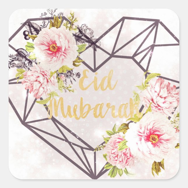 Eid Mubarak Elegance Sticker (Front)