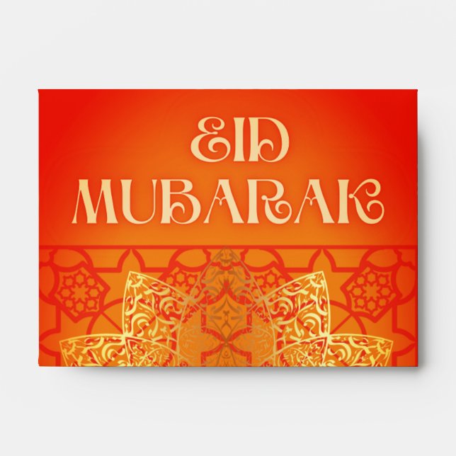Eid Mubarak Envelope for Eidi/ Money Gift  (Front)