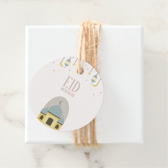 Eid mubarak for eid fitr gift tag (In Situ)