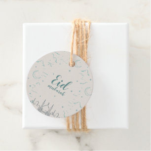 Eid mubarak for eid fitr gift tag