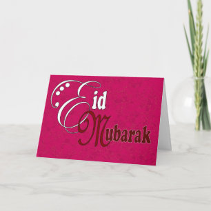 Eid mubarak greeting card