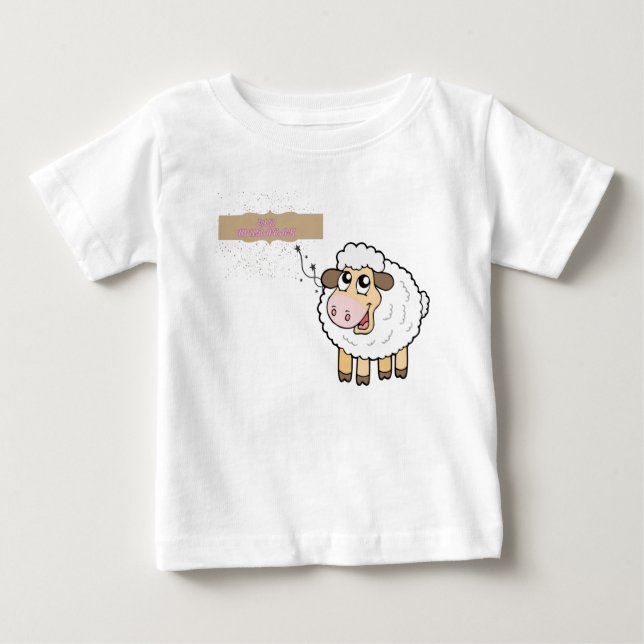 Eid Mubarak Islamic Arabic Calligraphy-Eid al-Adha Baby T-Shirt (Front)