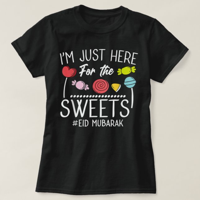Eid Mubarak Kids Funny Happy Eid Al Fitr Eid Al Ad T-Shirt (Design Front)