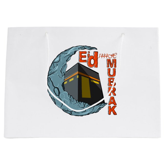 Eid mubarak large gift bag (Front)