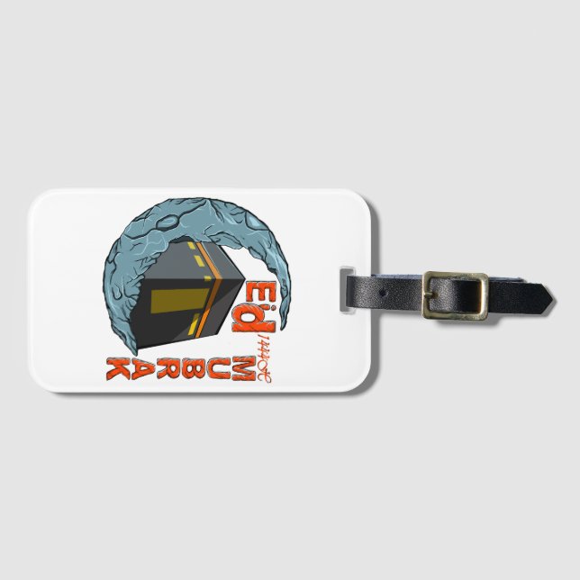 Eid mubarak luggage tag (Front Horizontal)